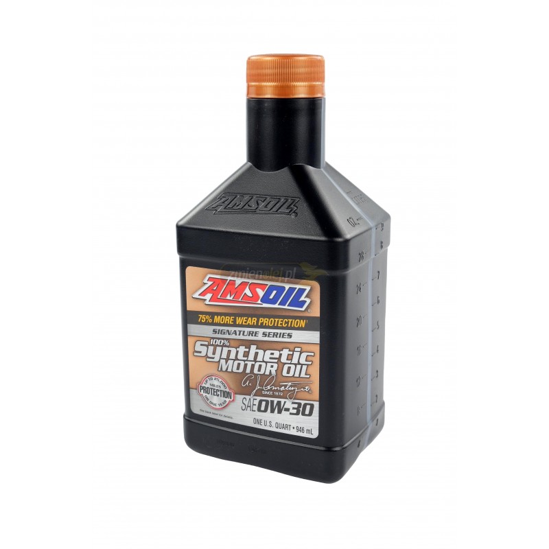 Olej silnikowy AMSOIL 0W30 Signature Series 100% Synthetic Motor Oil (AZO) 0.946L
