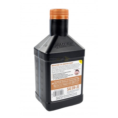 Olej silnikowy AMSOIL 0W30 Signature Series 100% Synthetic Motor Oil (AZO) 0.946L