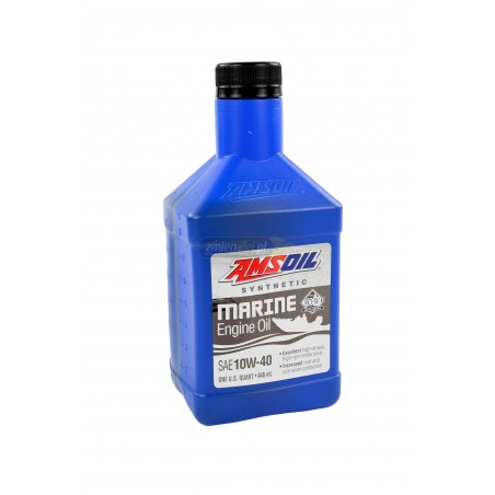 AMSOIL 10W40 4-Stroke Marine Synthetic Motor Oil (WCF) 0.946L