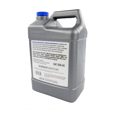 Olej motocyklowy AMSOIL 10W40 Advanced Synthetic Motorcycle Oil MCF 3.784L
