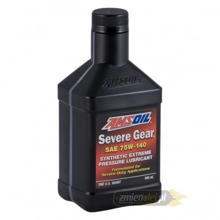 Olej przekładniowy AMSOIL 75W140 Severe Gear EP Gear Lube (SVO) 0.946L