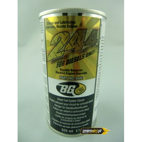 BG 244 For Diesel Only 325ml - Dodatek czyszczący do paliwa diesel
