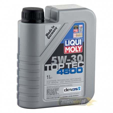 Olej silnikowy Liqui Moly 5W30 Top Tec 4600 (2315) 1L