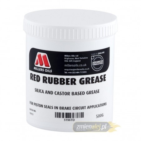 Smar do poliuretanów Millers Red Rubber Grease 500g
