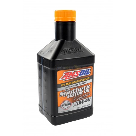 Olej silnikowy AMSOIL 0W40 Signature Series 100% Synthetic Motor Oil 0,946L