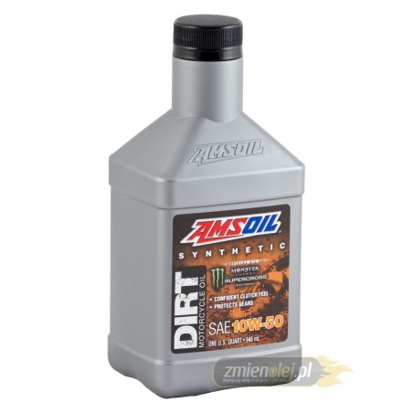 Olej do motocykla  AMSOIL 10W50 Synthetic Dirt Bike Oil 0.946L