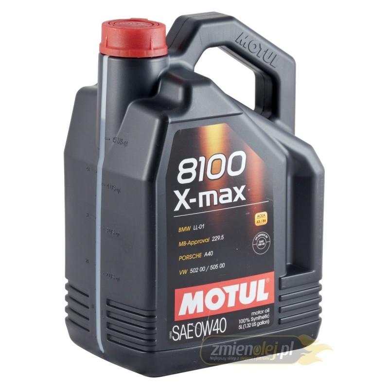 Olej silnikowy Motul 8100 X-max 0W40 5L