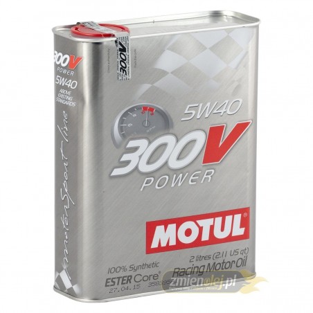 Olej silnikowy Motul 300V Power 5W40 2L