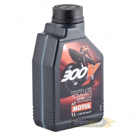 Olej do motocykla Motul 300V Faktory Line Road Racing 10W40 1L