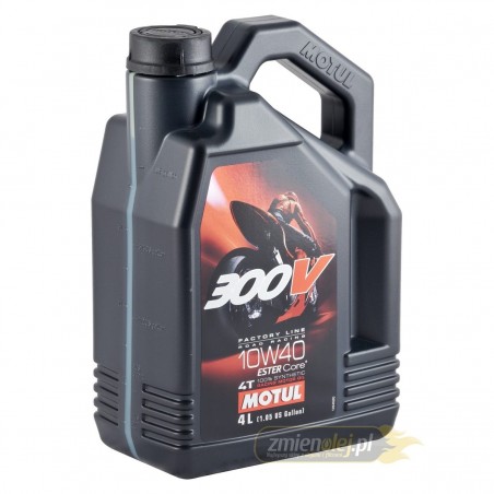 Olej do motocykla Motul 300V Faktory Line Road Racing 10W40 4L