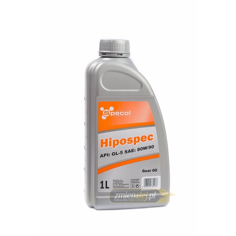 Olej przekładniowy Specol Hipospec 80W90 GL-5 1L