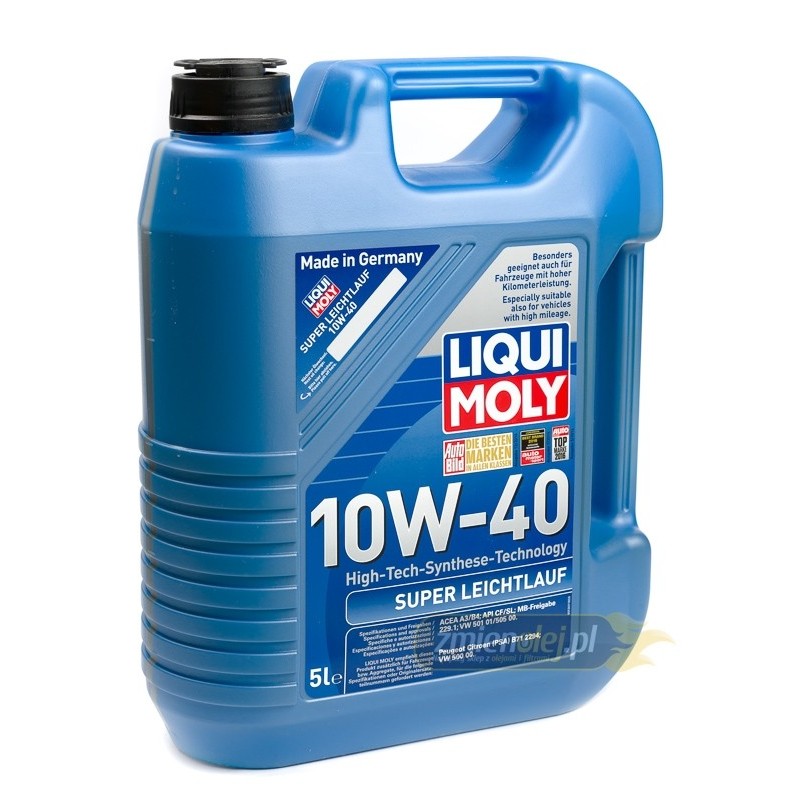 Olej silnikowy Liqui Moly Super Leichtlauf 10W40 (9505) 5L