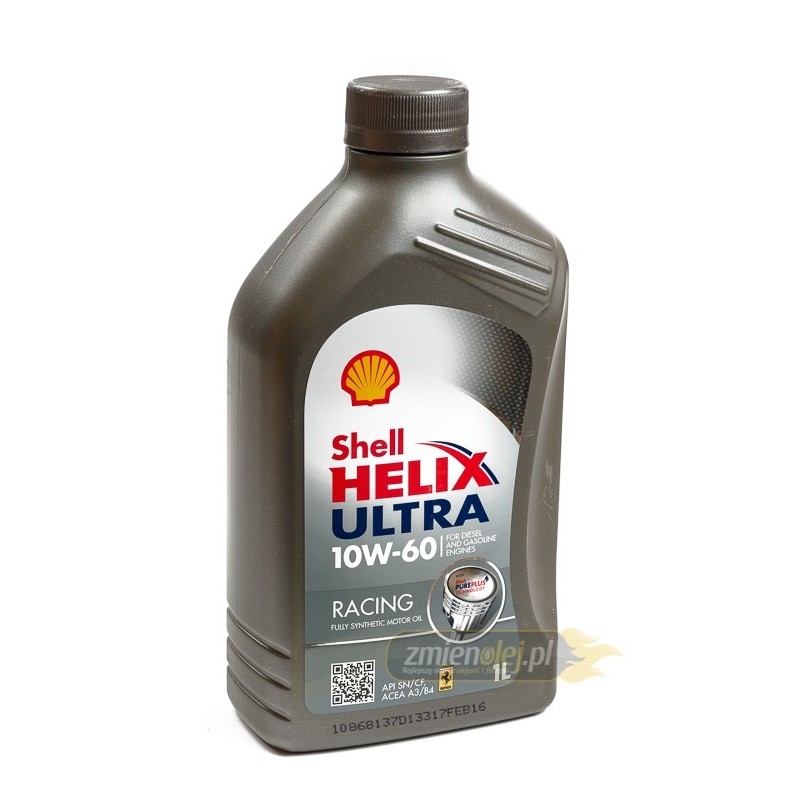 Olej silnikowy Shell Helix Ultra  Racing 10W60 1L