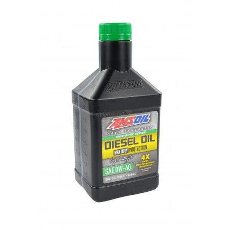 Olej silnikowy AMSOIL 0W40 100% Synthetic Max-Duty Signature Series Diesel Oil DZF 0,946L