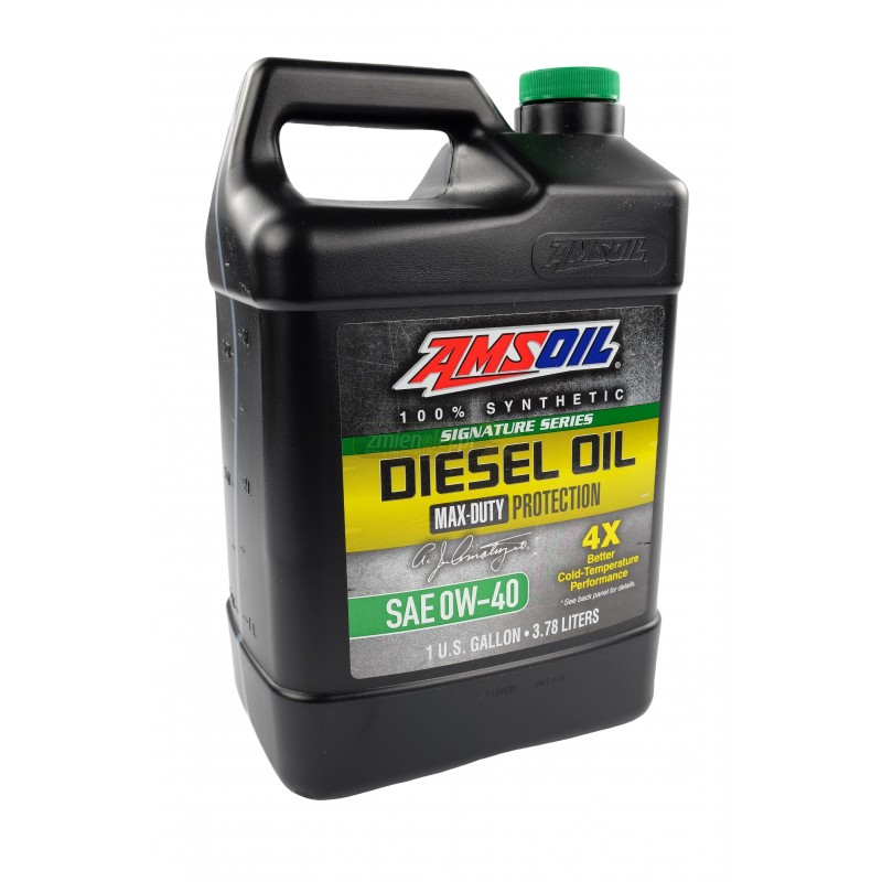 Olej silnikowy AMSOIL 0W40 Max-Duty Signature Series Diesel Oil DZF 3,784L