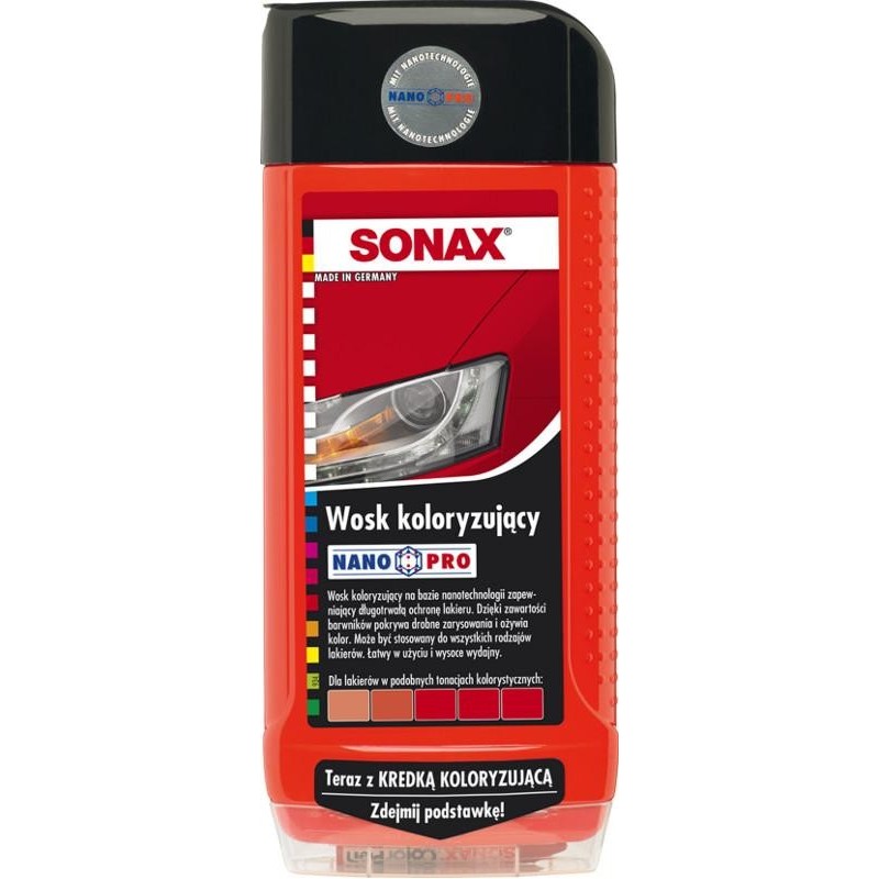 SONAX Wosk koloryzyjący 500ml - czerwony