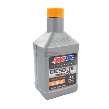 Olej silnikowy AMSOIL 5W40 100% Synthetic Diesel Oil Turbo Truck 0.946L