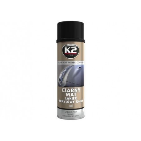 K2 Lakier czarny mat 500 ml