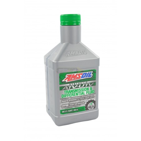 Olej przekładniowy AMSOIL Synthetic ATV/UTV Transmission & Differential Fluid 0.946L