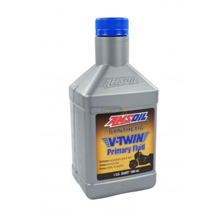 Olej przekładniowy AMSOIL Synthetic V-Twin Transmission Fluid 0.946L