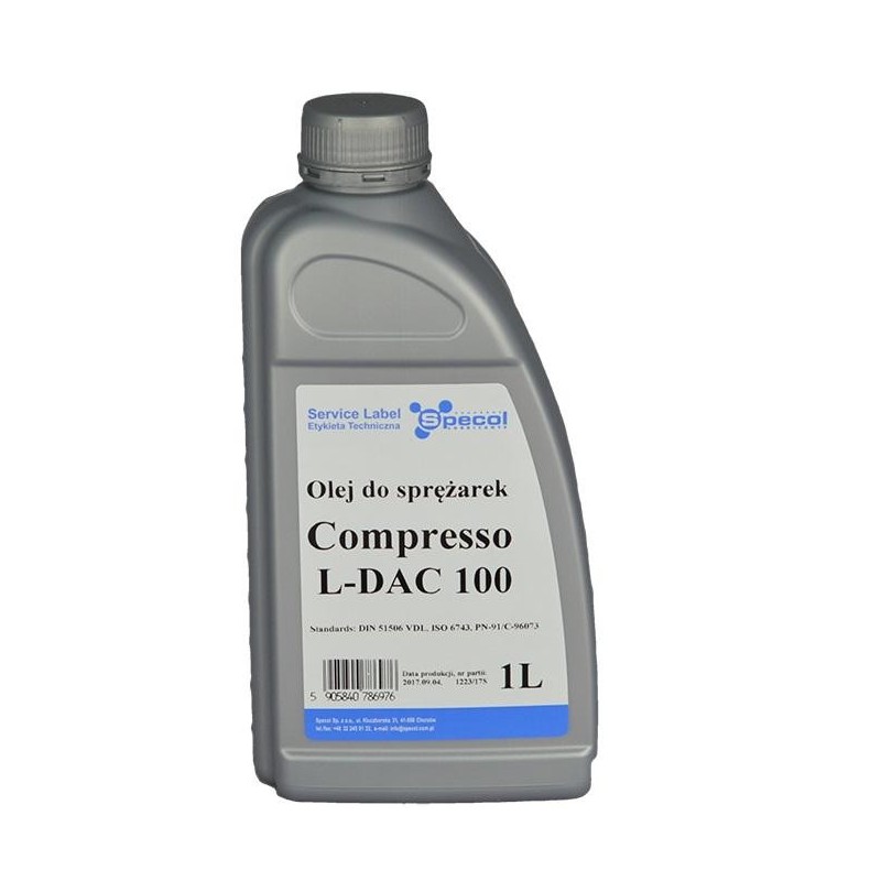 Olej sprężarkowy Compresso L-DAC 100 1L