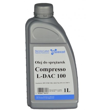 Olej sprężarkowy Compresso L-DAC 100 1L