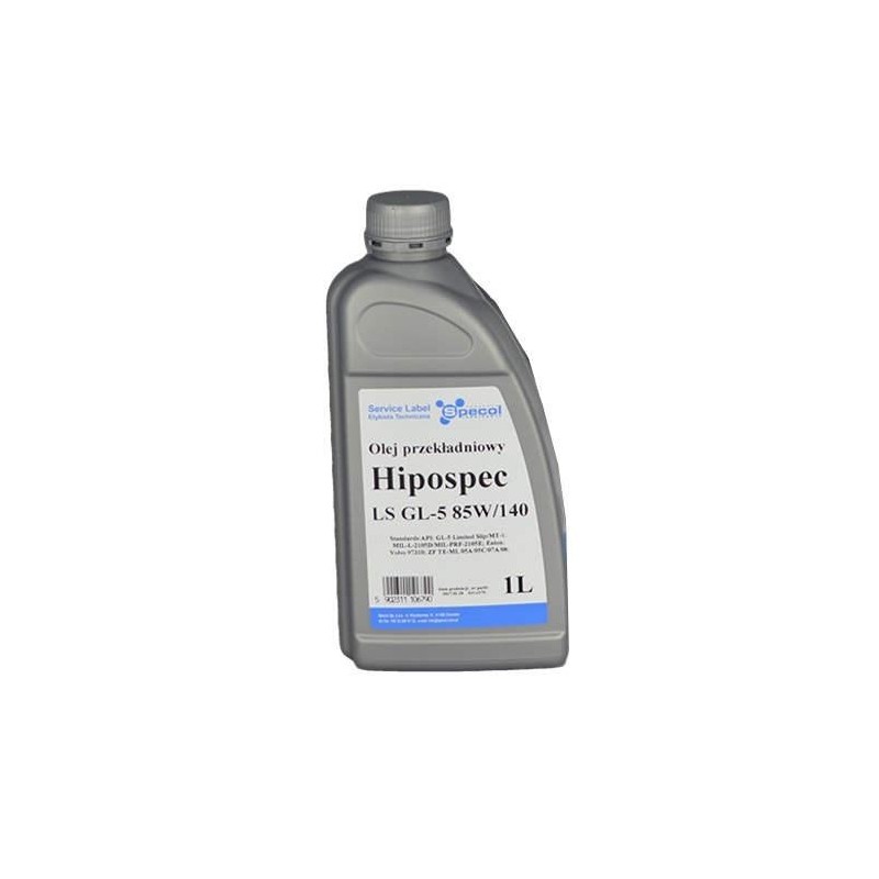 Olej przekładniowy Hipospec GL-5 85W/140 LS 1L