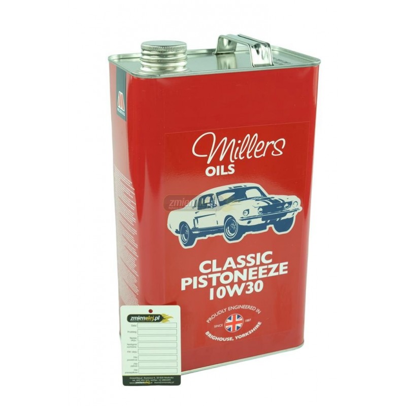 Olej silnikowy Millers Oils Classic Pistoneeze 10W30 5L