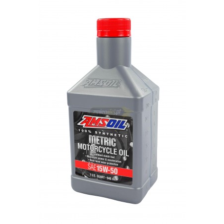 Olej do motocykla AMSOIL 15W50 Advanced Synthetic Motorcycle Oil MFF 0.946L