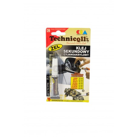 Klej sekundowy żel cyjanoakrylowy Technicqll 2g