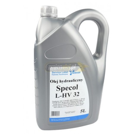 Specol L-HV 32 5L - olej hydrauliczny do wind i podnośników