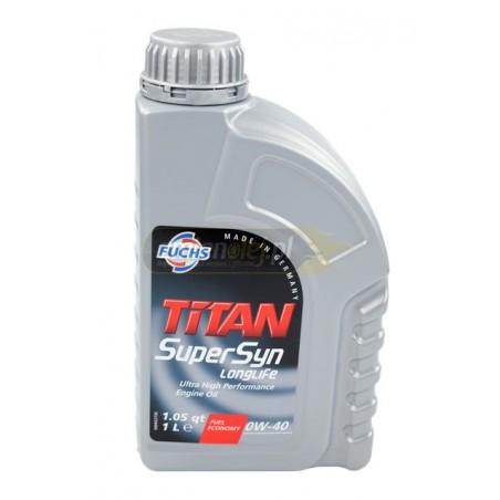 Olej silnikowy Fuchs Titan Supersyn 0W40 Longlife 1L