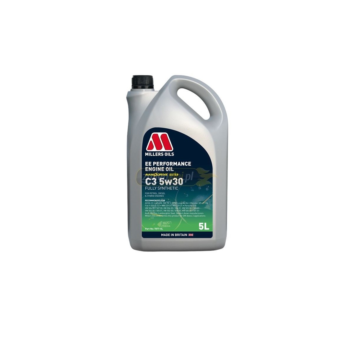 Olej syntetyczny Millers EE Performance C3 5W30 5L