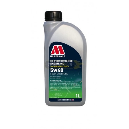 Olej syntetyczny Millers EE Performance 5W40 1L