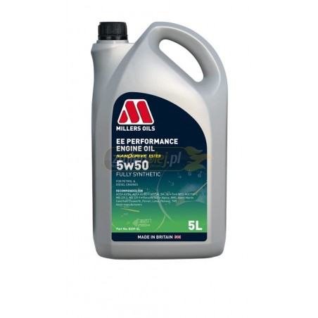 Olej syntetyczny Millers EE Performance 5W50 5L