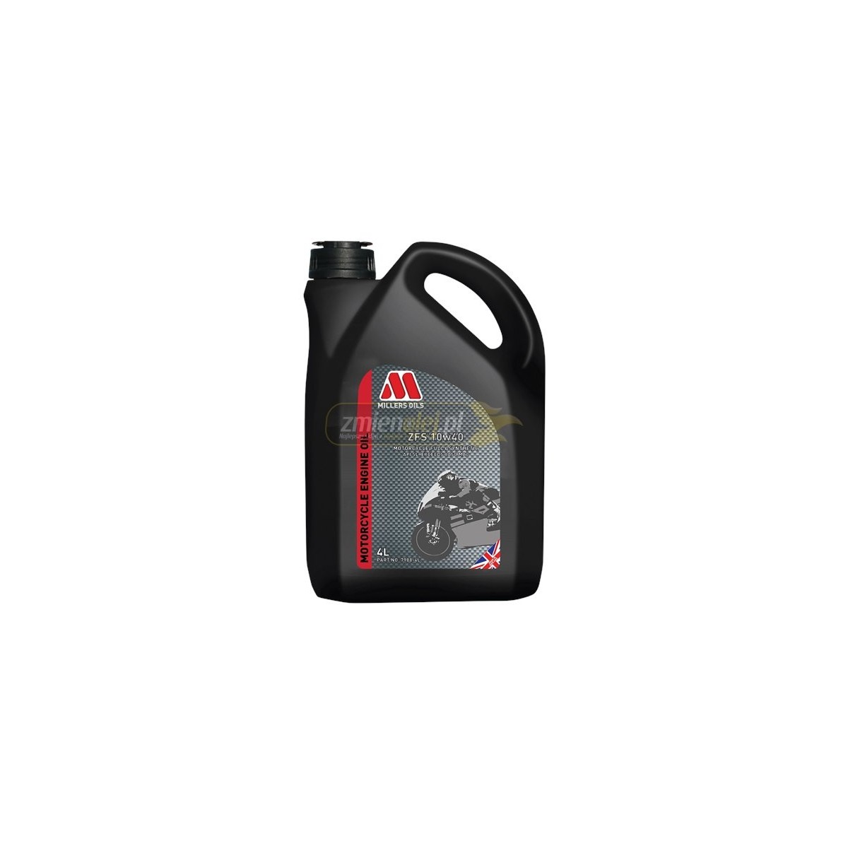 Olej do motocykla Millers Oils ZFS 10W40 4L Olej do motocykla Millers Oils ZFS 10W40 4L