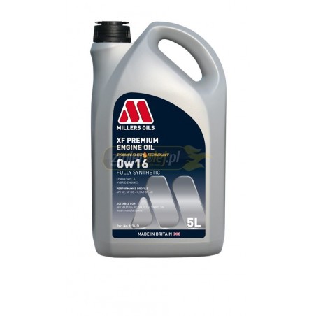 Olejsilnikowy Millers Oils XF Premium 0W16 5L