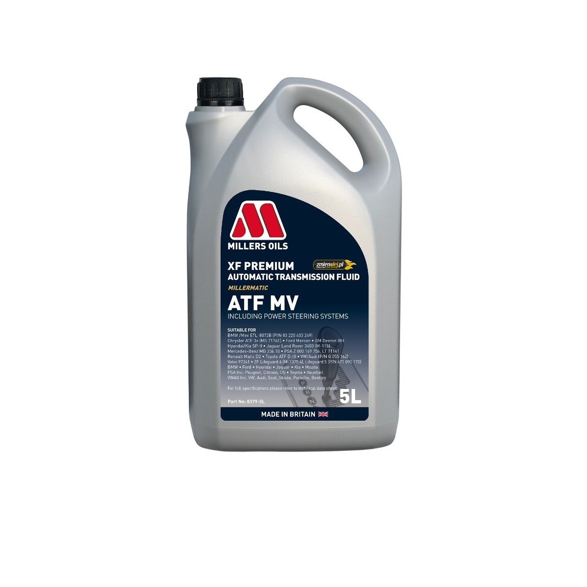 Olej przekładniowy Millers XF Premium ATF MV 5L