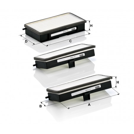 Filtr kabinowy MANN CU 19 000-3