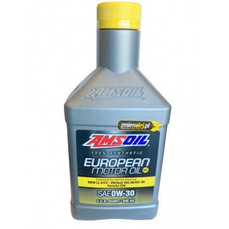 Olej silnikowy AMSOIL 0W30 European Motor Oil (EOT) 0.946L