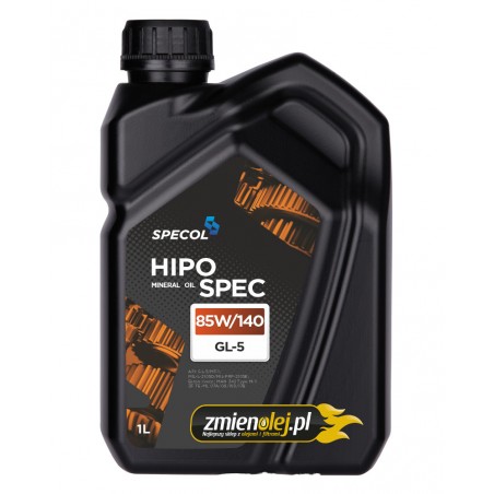Olej przekładniowy Specol 85W140 Hipospec GL-5 1L