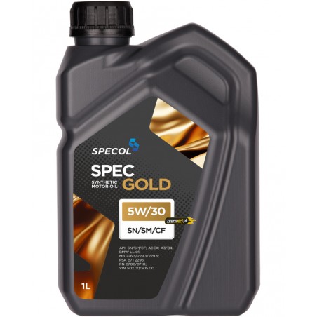 Olej silnikowy Specol 5W30 Gold synthetic 1L