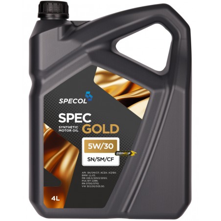 Olej silnikowy Specol 5W30 Gold synthetic 4L