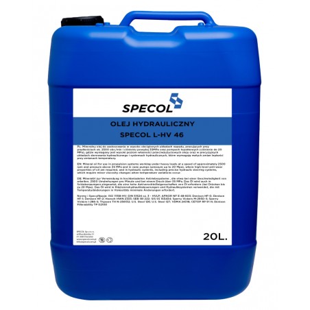 Olej hydrauliczny Specol L-HV 46 20L