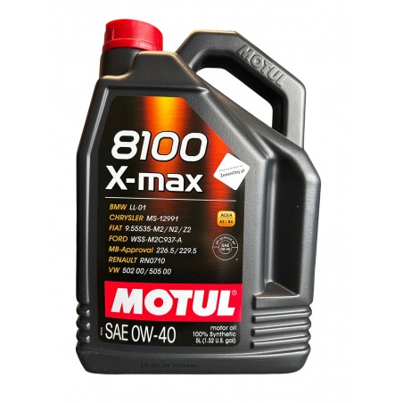 Olej silnikowy Motul 8100 X-max 0W40 5L