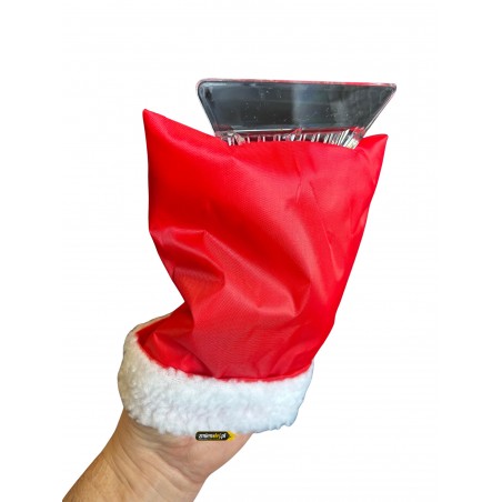 Rękawica Ocieplana ze Skrobaczką do Szyb - Świąteczny Design