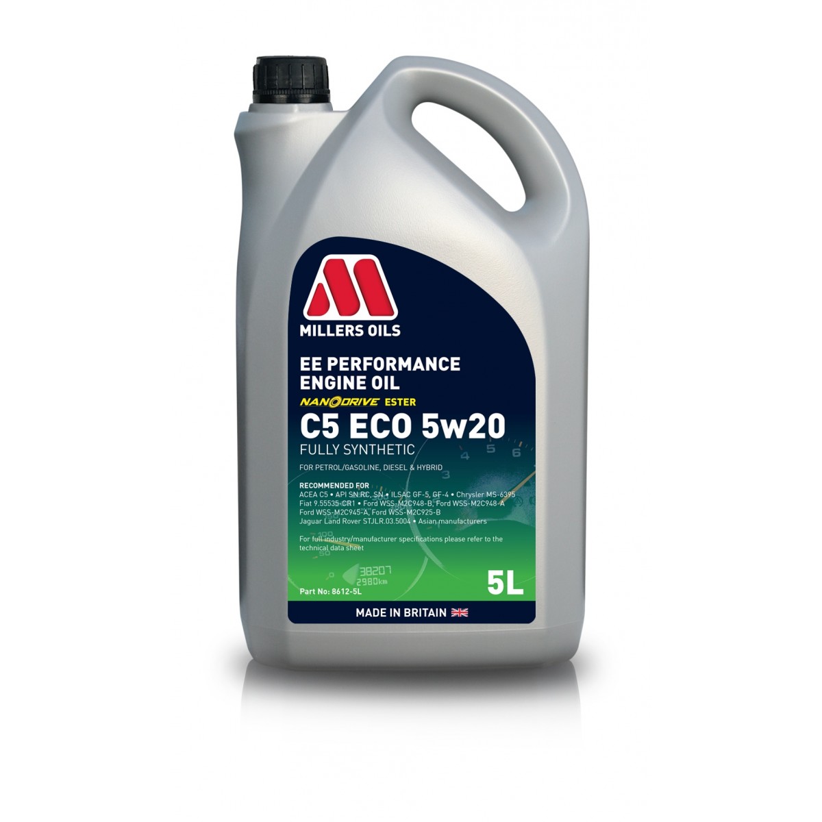 Olej syntetyczny Millers EE Performance C5 ECO 5W20 5L