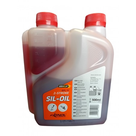 Olej 2T do mieszanki Axenol SIL-OIL 500ml z dozownikiem