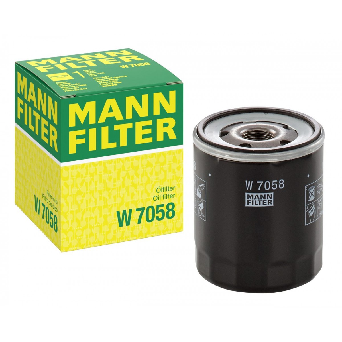 Filtr oleju MANN W 7058