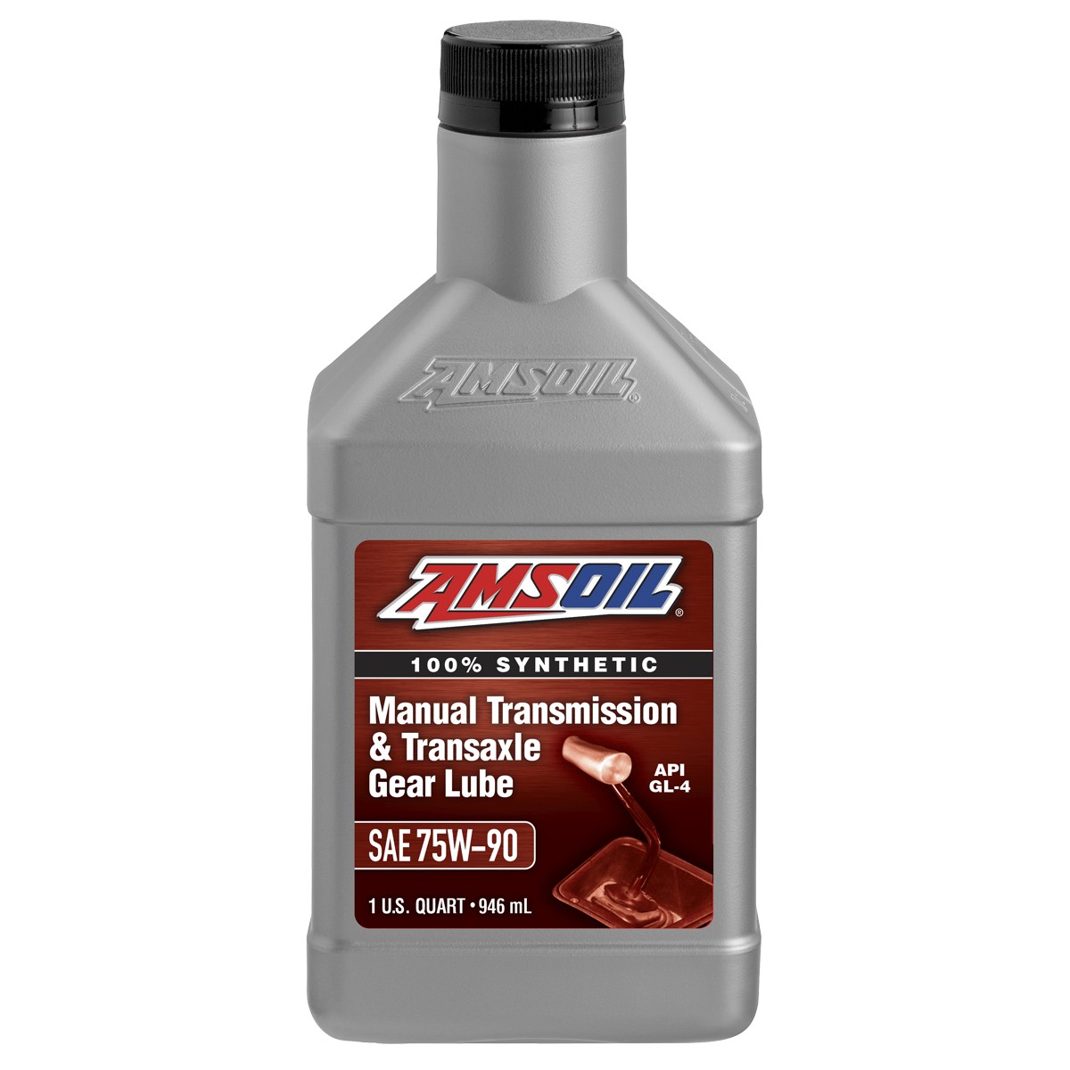 Olej przekładniowy AMSOIL 75W90 GL4 Synthetic Manual and Transaxle Gear Lube (MTG) 0.946L